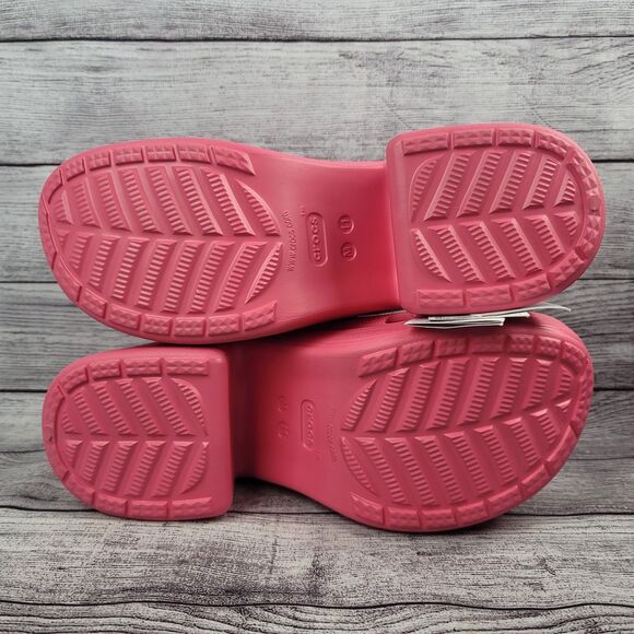 Crocs Siren Clog High Heel Sandal Hyper Pink 208547-6VZ (Men's 11) - Picture 7 of 7